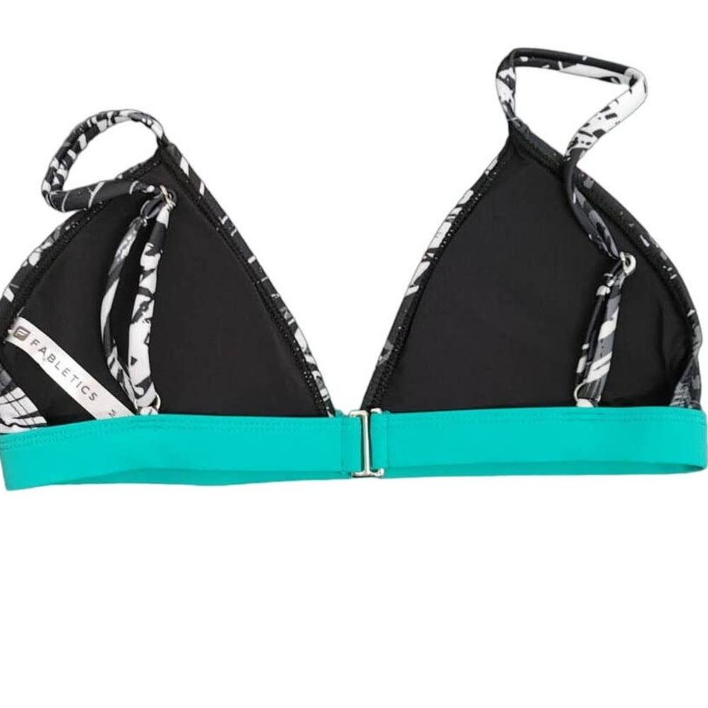 Fabletics Bikini Top Allison Medium Black White B… - image 2